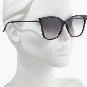 Oversized Black Square Frame Sunglasses